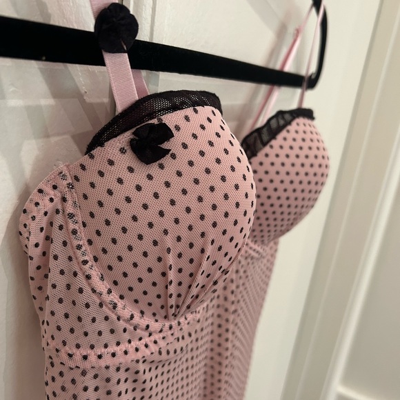🤩 SALE RAMPAGE Lingerie Pink Babydoll - Picture 7 of 14